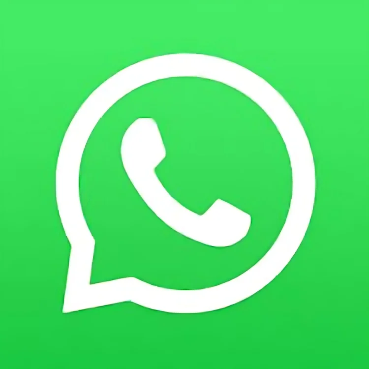 WhatsApp Messenger app interface on Android showing chat screen, voice call, and Apk Ninja branding.