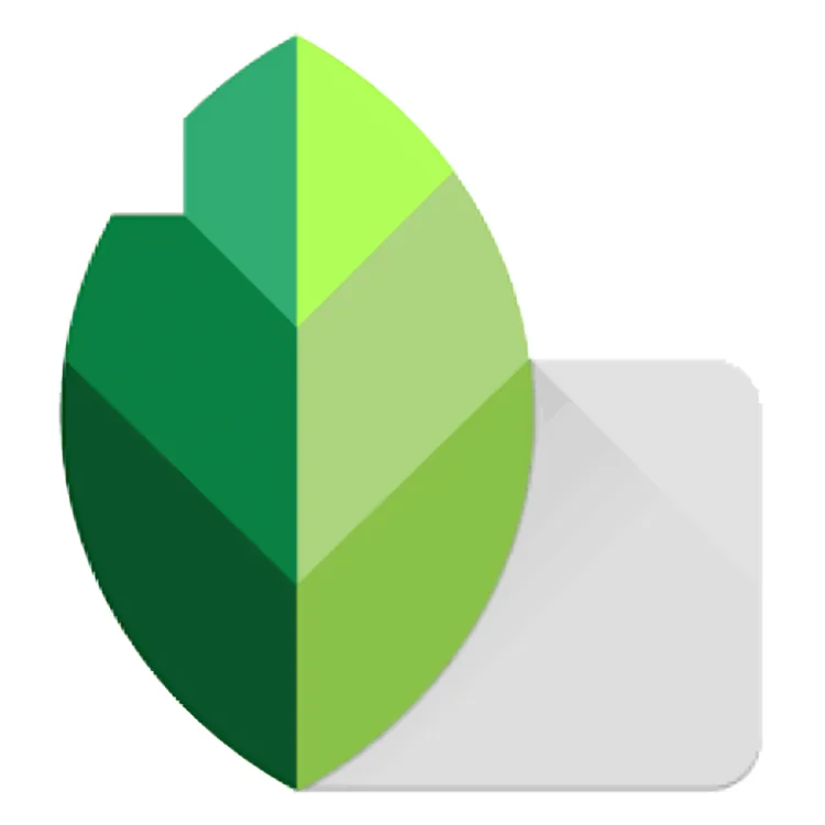 Snapseed app interface on Android showing photo editing tools, filters, and Apk Ninja branding.