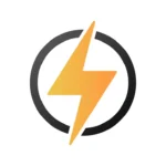 Super Fast Charging app interface on a smartphone showing battery percentage, charging boost, and power optimization tools with Apk Ninja branding.